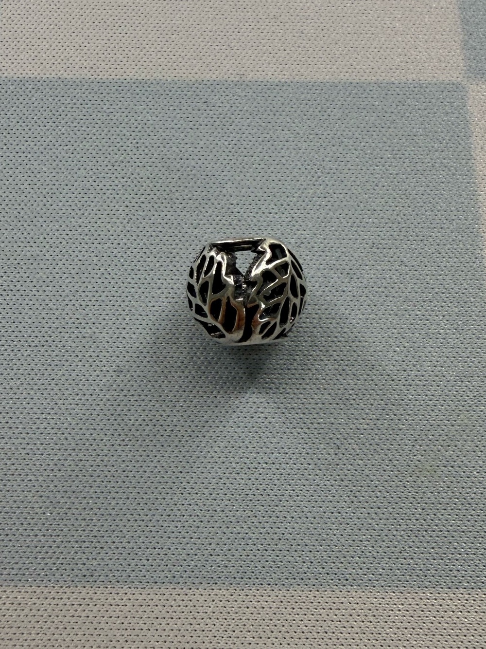 Authentic PANDORA Silver AUTUMN BLISS Openwork LEAVES Charm~